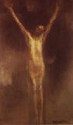 Eugene Carriere Crucifixion oil on canvas